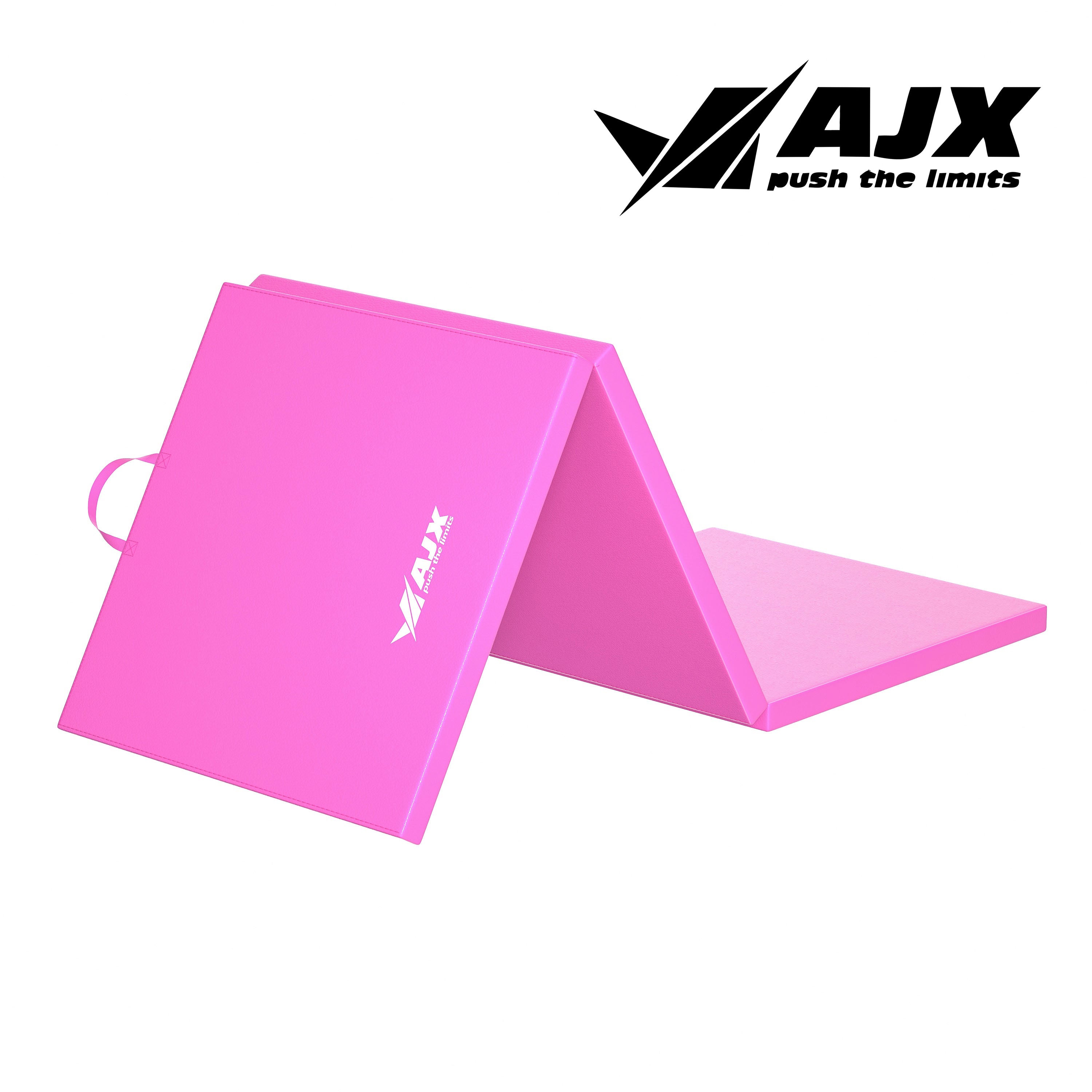 Ladies Pink Tri Folding Mat Gymnastics Exercise 2 Thick Aerobic Gym Pilates